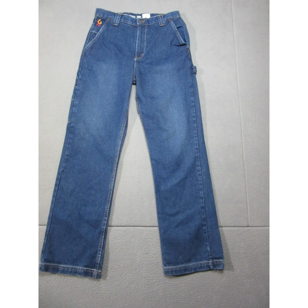 Lapco Jeans Men 31x32 Blue FR Flame Resistant Carpenter NFPA 2112 CAT 2 Mid Rise